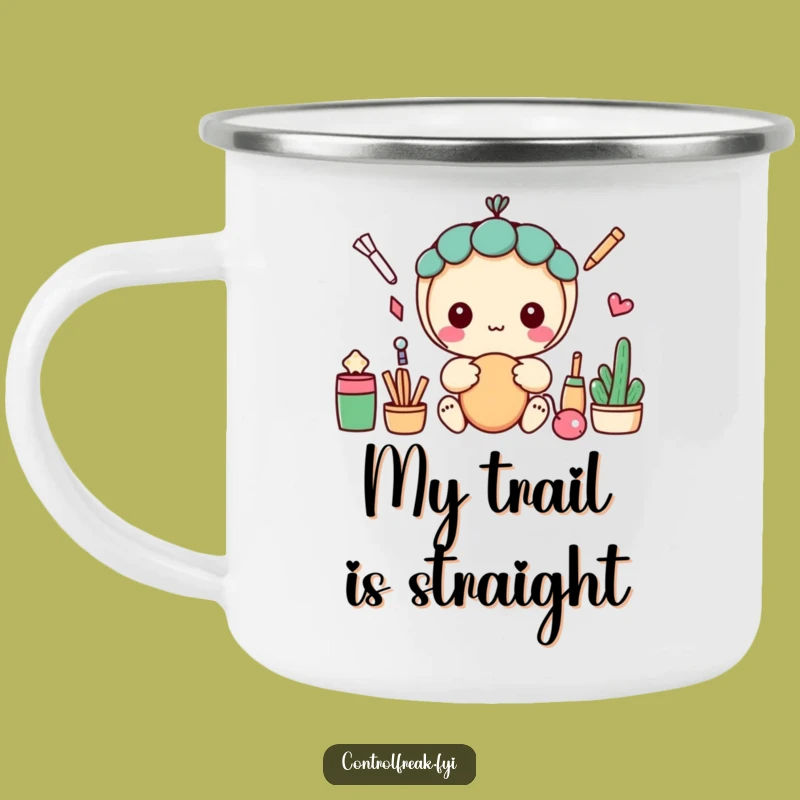 Funny Kawaii Camping Mug: Perfect Lines for Your Outdoor, Hilarious Adventures