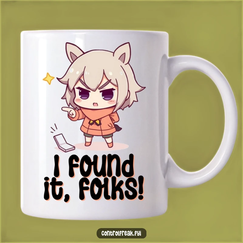 Funny Dramatic Pointer Mug: A Humorous Gift for the Detail-Oriented!