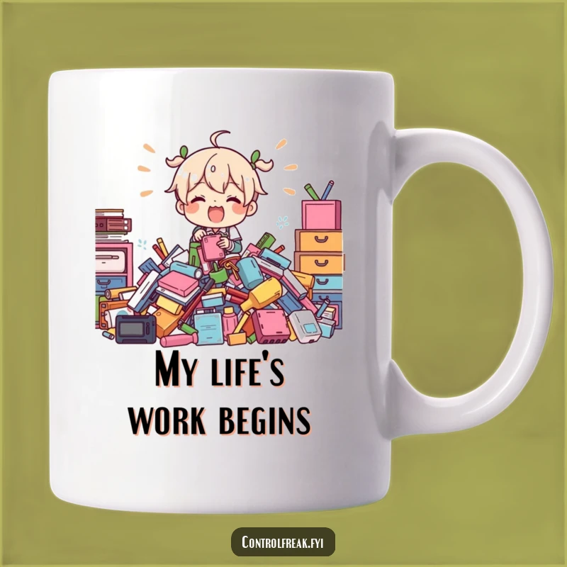 Funny Mug Gift: Chaotic Organizer Character - Perfect Funny Gift for the Master of Mess