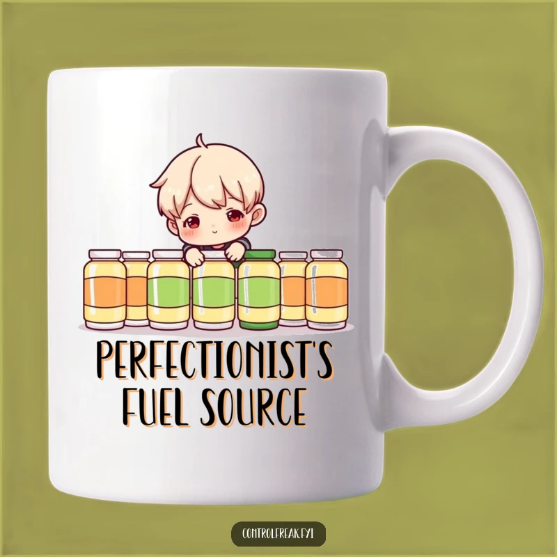 Funny Mug: Perfectionist Prankster - Hilarious Gift for the Detail-Obsessed