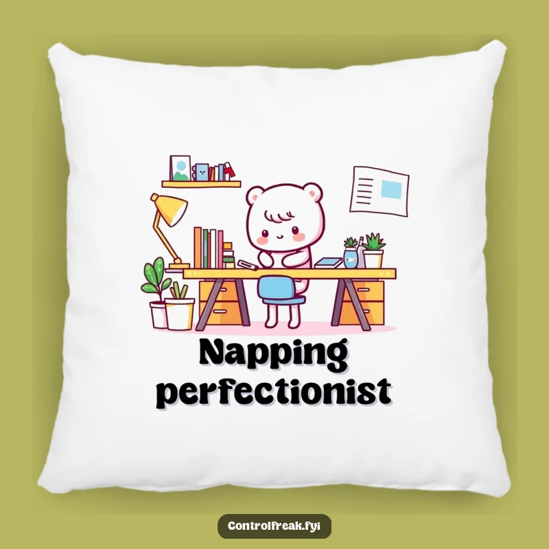 Cozy Funny Kawaii Desk Tidier Pillow: For Ultimate Neatness Lovers