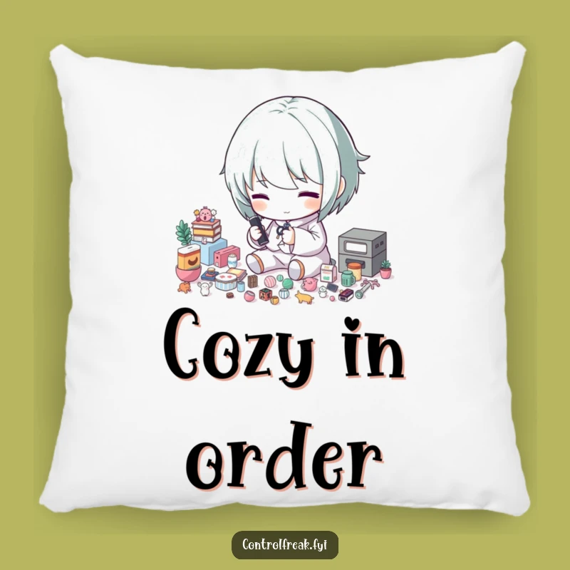 Funny Organizer Pillow: Character Sorting Tiny Items, Comfy Funny Gift