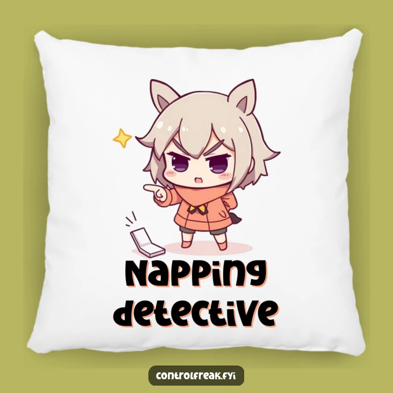 Funny Dramatic Pointer Pillow: Cozy Comfort with Comical Urgency!