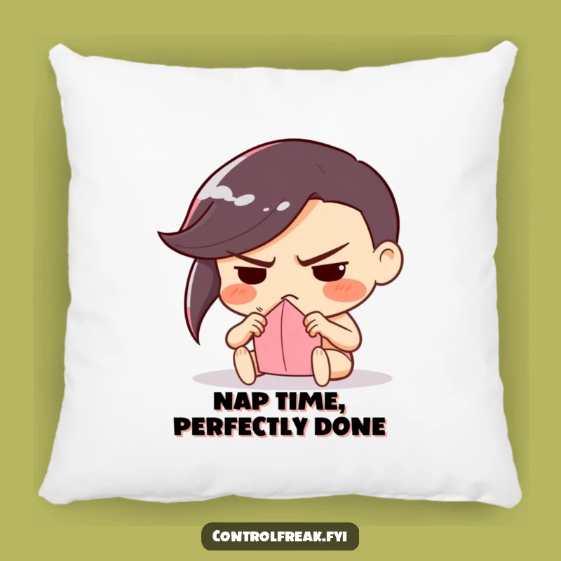 Funny Frowning Folder Pillow: Cozy Concentration Cushion, Relaxing Gift