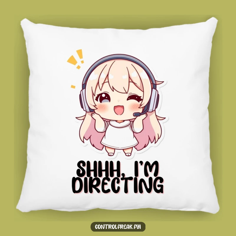 Funny Instruction Giver Pillow - Cozy Comfort & Clear Directions Gift