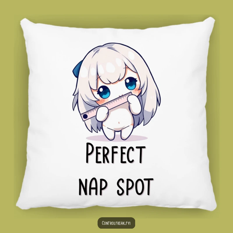 Funny Measuring Character Pillow - Cozy Precision Comfort, Perfect Throw