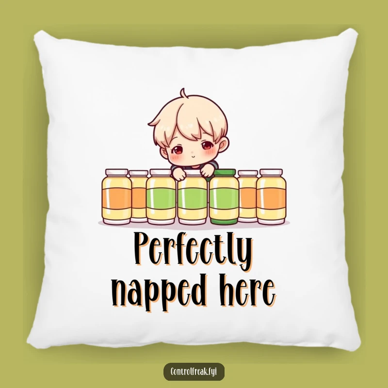 Funny Pillow: Perfectionist Prankster - Cozy and Hilarious Cushion for the Detail-Obsessed