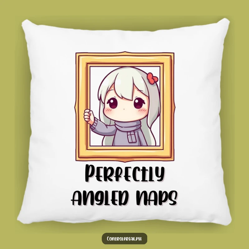 Funny Pillow: Straighten It Out - Cozy Funny Gift Accent