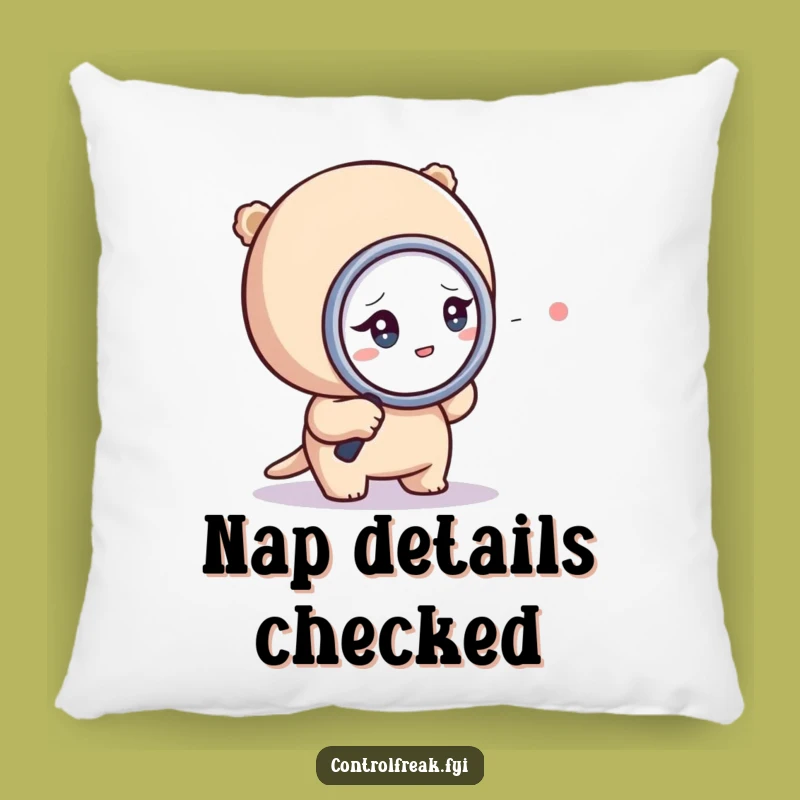 Funny Pillow: Tiny Magnifying Character, Comfy Gift