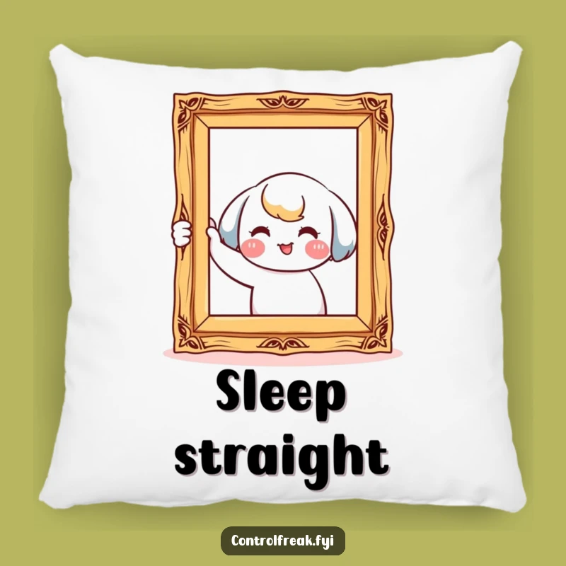 Funny Kawaii Decorator Pillow: Cuddle Up with Perfect Alignment & Comfort - Gift!