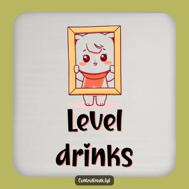 Funny Kawaii Picture Frame Coasters: Protect Surfaces with Straightness