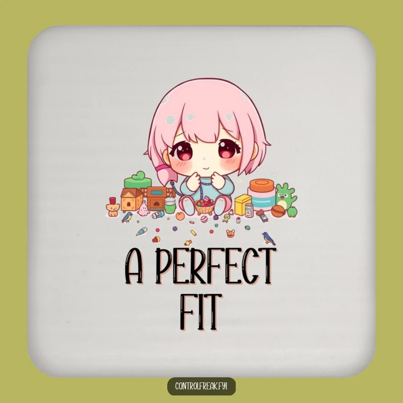 Funny Precision Master Coaster: Protect Surfaces with Character Sorting Items, Unique Funny Gift