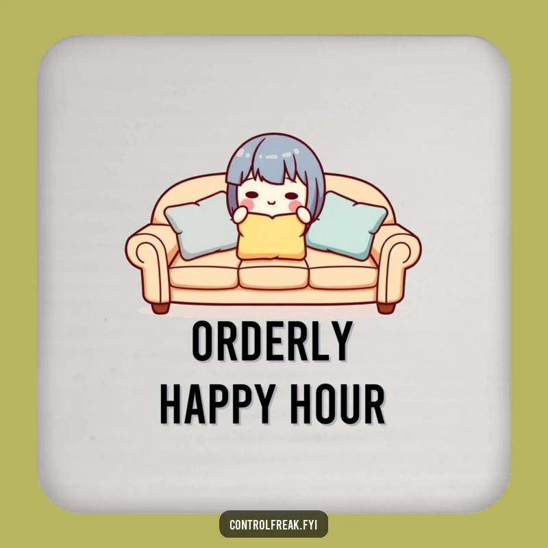 Funny Organizer Coaster: Cute Character Protects Surfaces