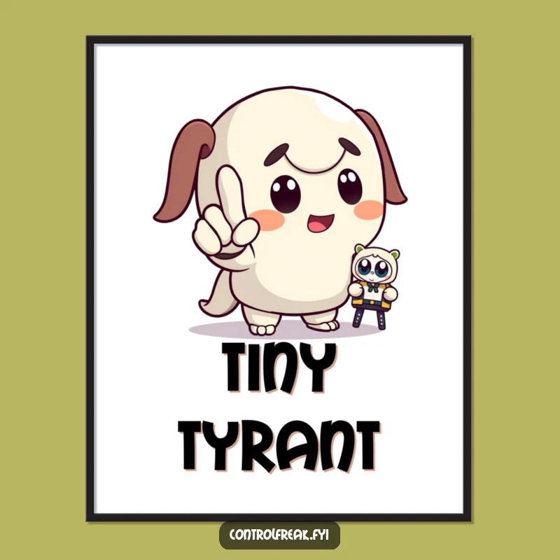 Funny Commander Poster: Dramatic Character Art, Perfect Humorous Wall Decor Gift