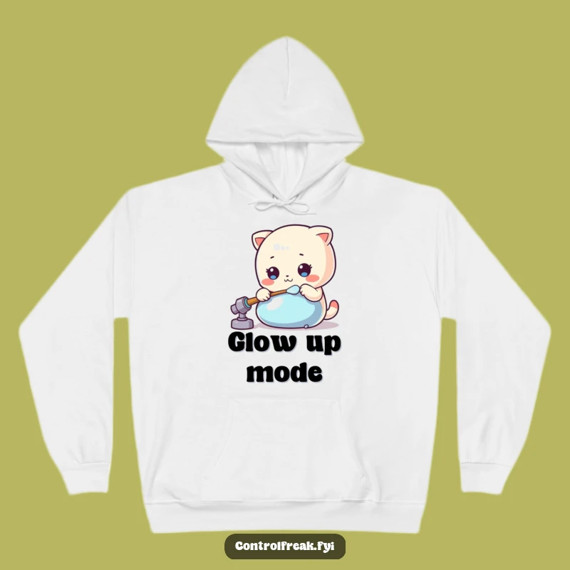 Cozy Funny Kawaii Polisher Hoodie - Shine Bright!