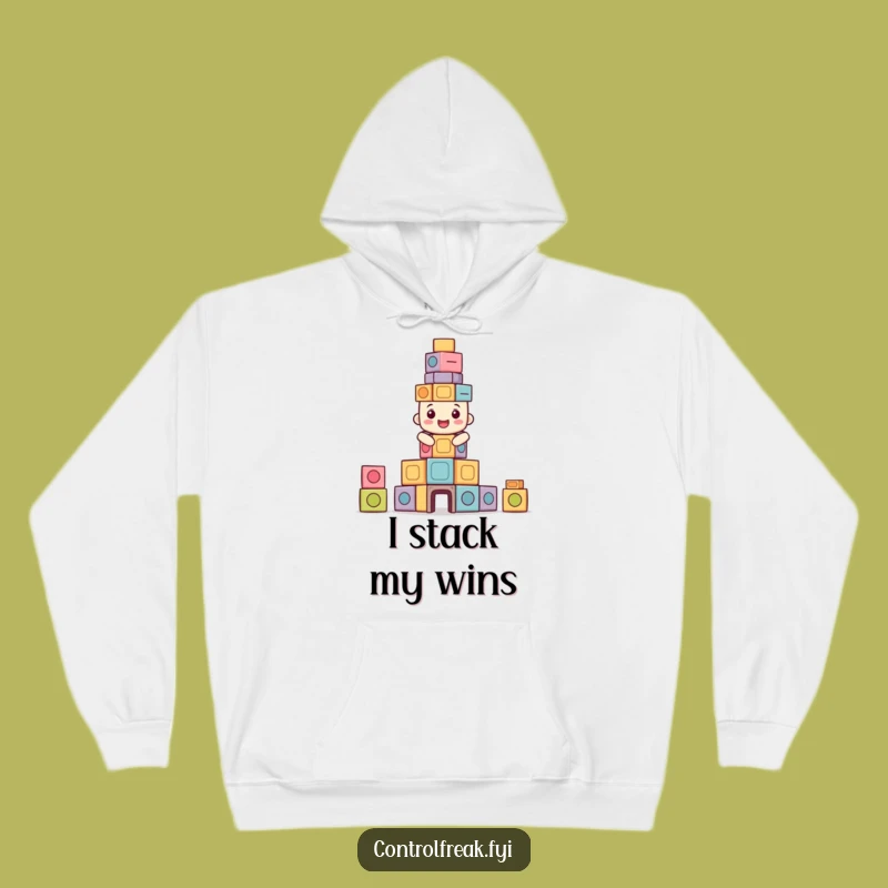 Funny Symmetrical Tower Hoodie - Cozy Builder Wear for Gifts