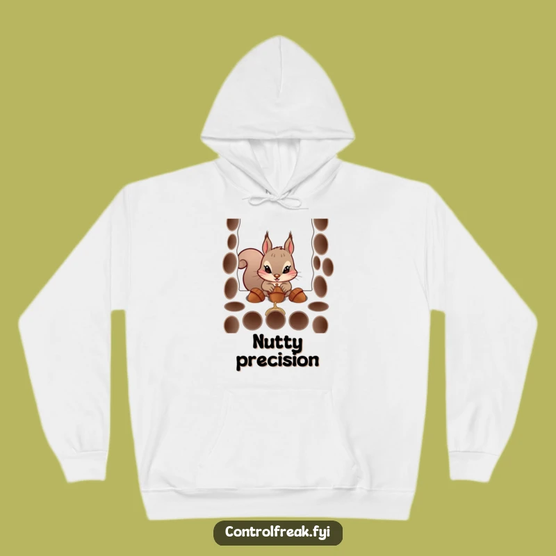 Funny Squirrel Acorn Effort Hoodie - Cozy and Hilarious Gift for All