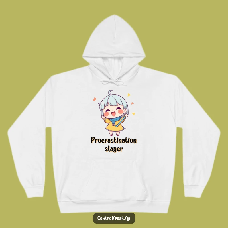 Funny 'List Master' Hoodie: Cozy Character Checking Off Goals, Perfect Gift for Warm, Organized Fun!