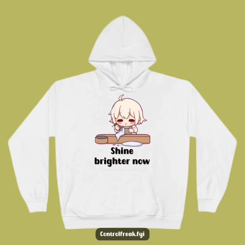 Funny Hoodie: Meticulous Polisher, Gleaming Comfort Warm Gift