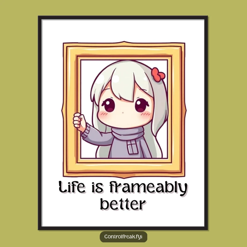 Free Printable Wall Art: Frame Fixer Humorous Downloadable Art for Home