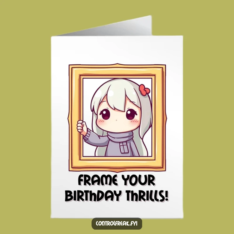 Free Printable Birthday Card: Frame Fixer Humorous DIY Downloadable Gift
