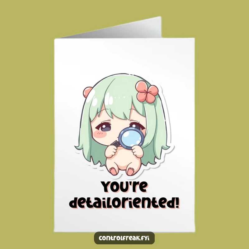 Free Printable Kawaii Detail Explorer Birthday Card - Funny Downloadable Gift