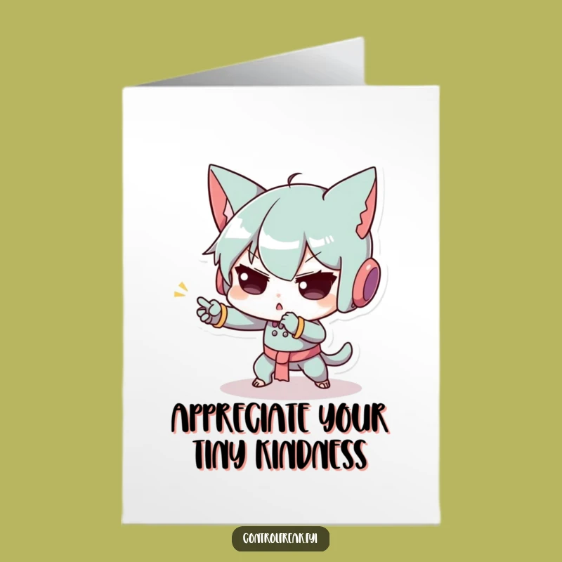 Free Printable Thank You Card: Micro-Movement Humor, Downloadable Gift for Gratitude