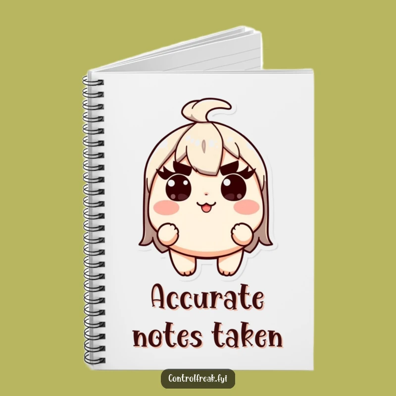 Funny Kawaii Precision Notebook: Record with Exactitude