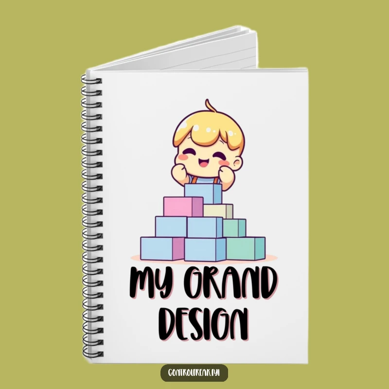 Funny Block Stacking Notebook: Orderly Ideas Journal, Creative Gift