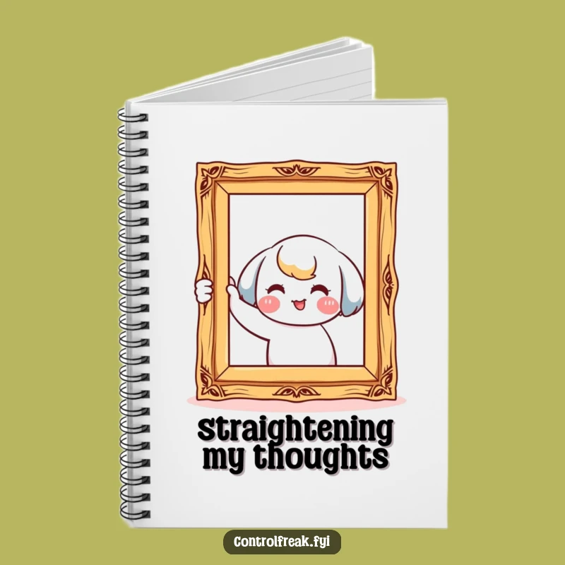 Funny Kawaii Decorator Notebook: Journal Your Straight Lines & Smilng Thoughts!