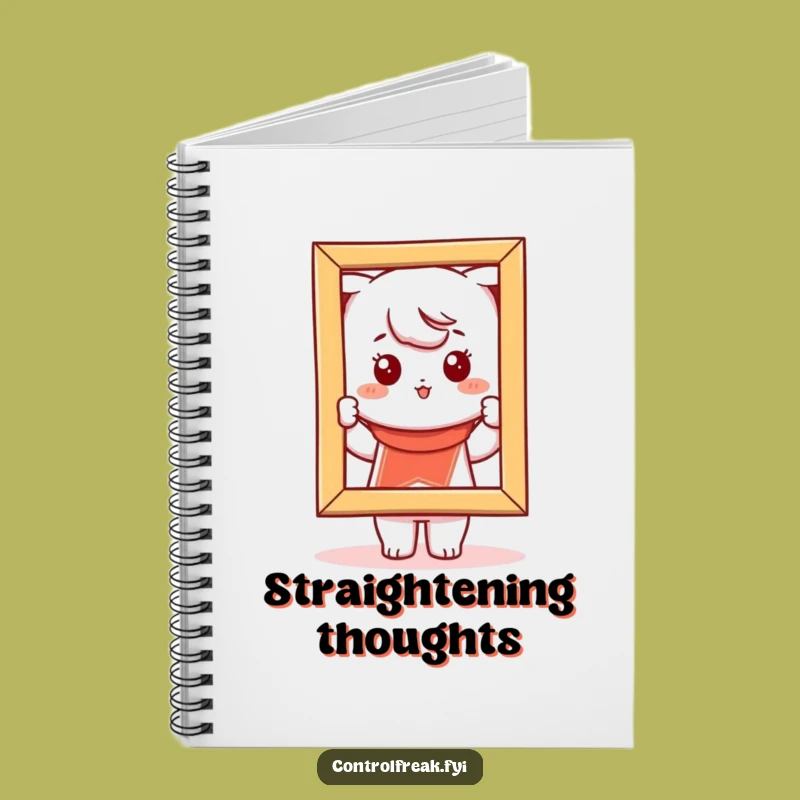 Funny Kawaii Picture Frame Notebook: Record with Alignment