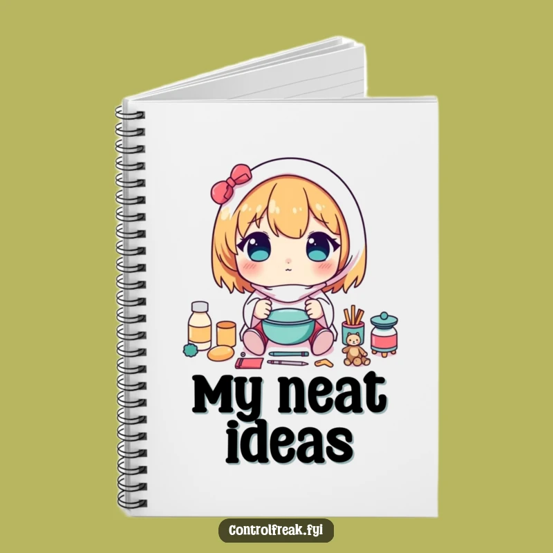 Funny Kawaii Symmetry Notebook: Journal Balanced Thoughts with Perfect Order!