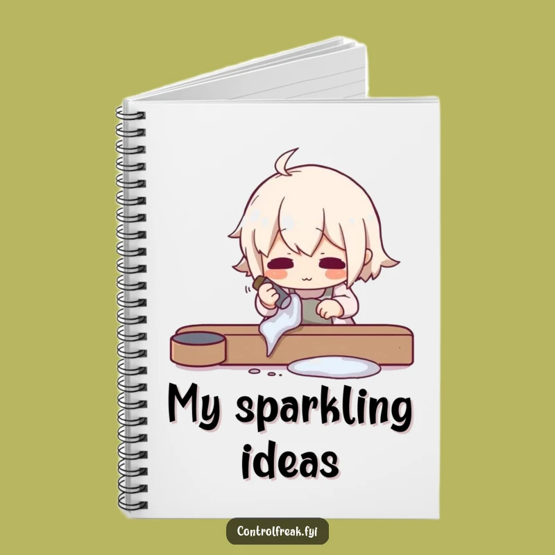 Funny Journal Notebook: Meticulous Polisher, Shining Notes Gift