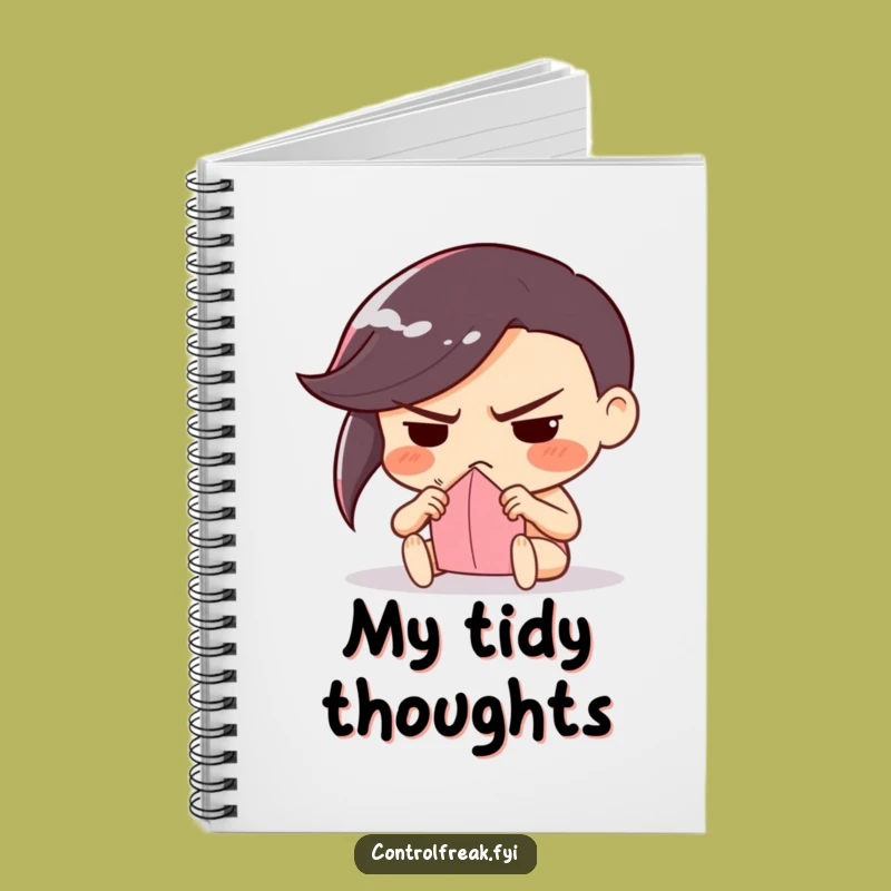 Funny Frowning Folder Notebook: Precision Notes Journal, Creative Gift