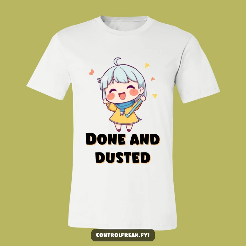 Funny 'List Master' T-Shirt: Hilarious Character Checking Off Goals, Awesome Gift for Organized Fun!