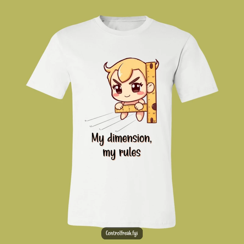 Funny Ruler Precision T-Shirt: Quirky and Hilarious Tee for Detail Lovers