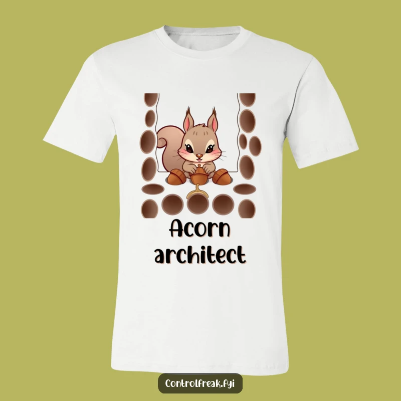 Funny Squirrel Acorn Chaos T-Shirt - Hilarious Gift for Nature Lovers