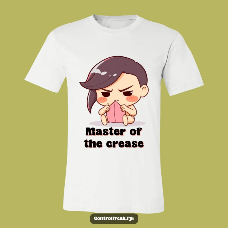 Funny Frowning Folder Tee: Precise Crafter Shirt, Unique Gift