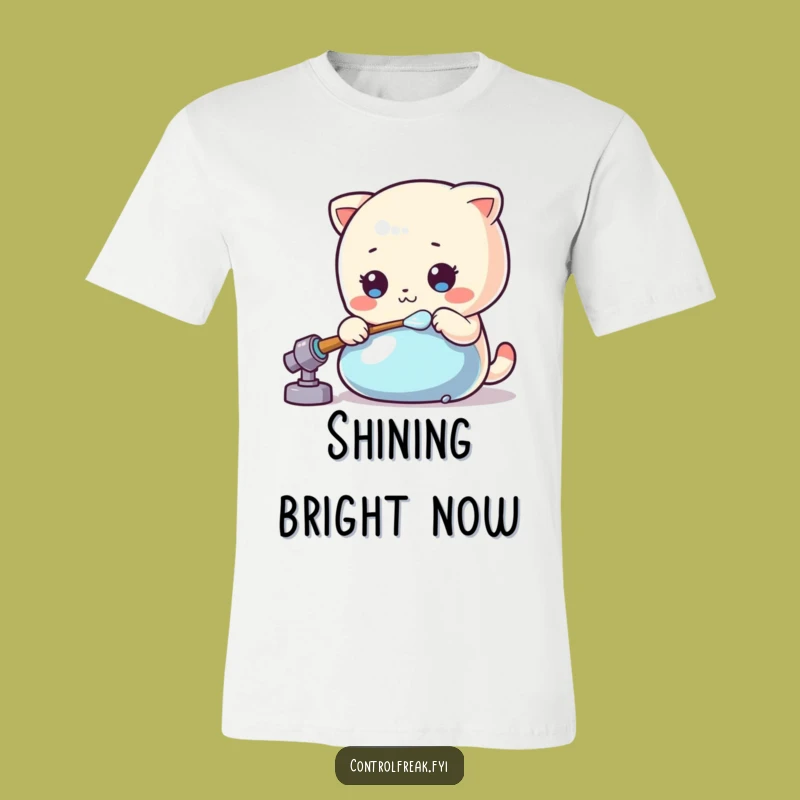 Funny Kawaii Polisher T-Shirt - Shine On!