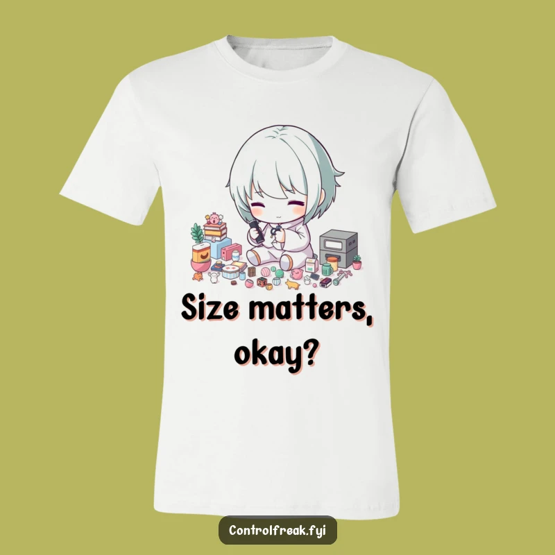 Funny Organizer T-Shirt: Character Sorting Tiny Items, Precision Funny Gift