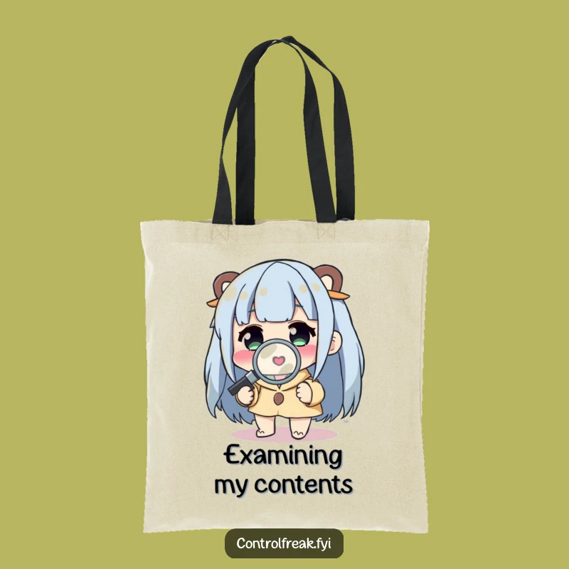 Funny Tote Bag: Detail Detective - Stylish and Hilarious Bag for the Inquisitive Mind