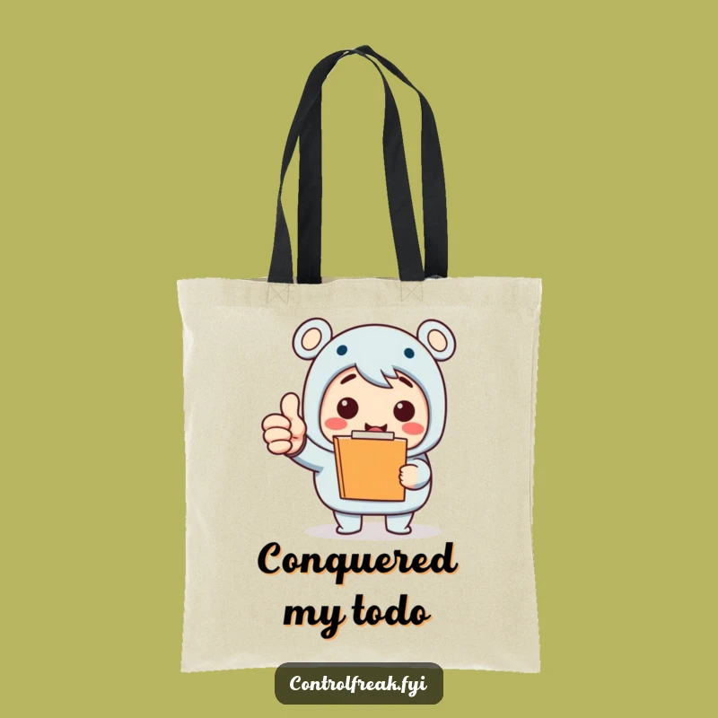 Funny Clipboard Task Master Tote Bag: Carry Your Enthusiasm in Style