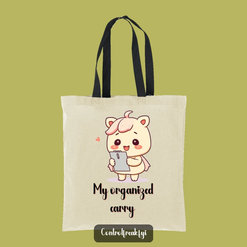 Funny Kawaii Organizer Tote Bag - Carry Your Order!