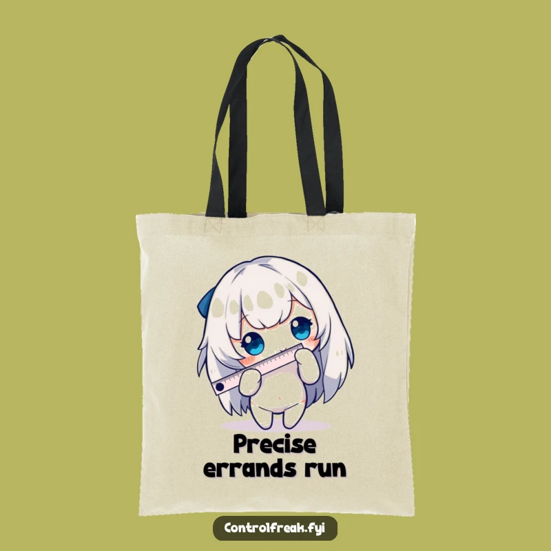 Funny Measuring Character Tote Bag - Hilarious Precision Bag, Great Gift
