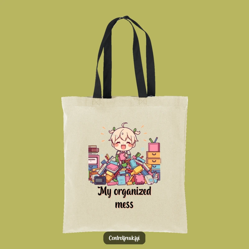 Funny Tote Bag: Chaotic Organizer - Stylish and Hilarious Bag for the Master of Mess