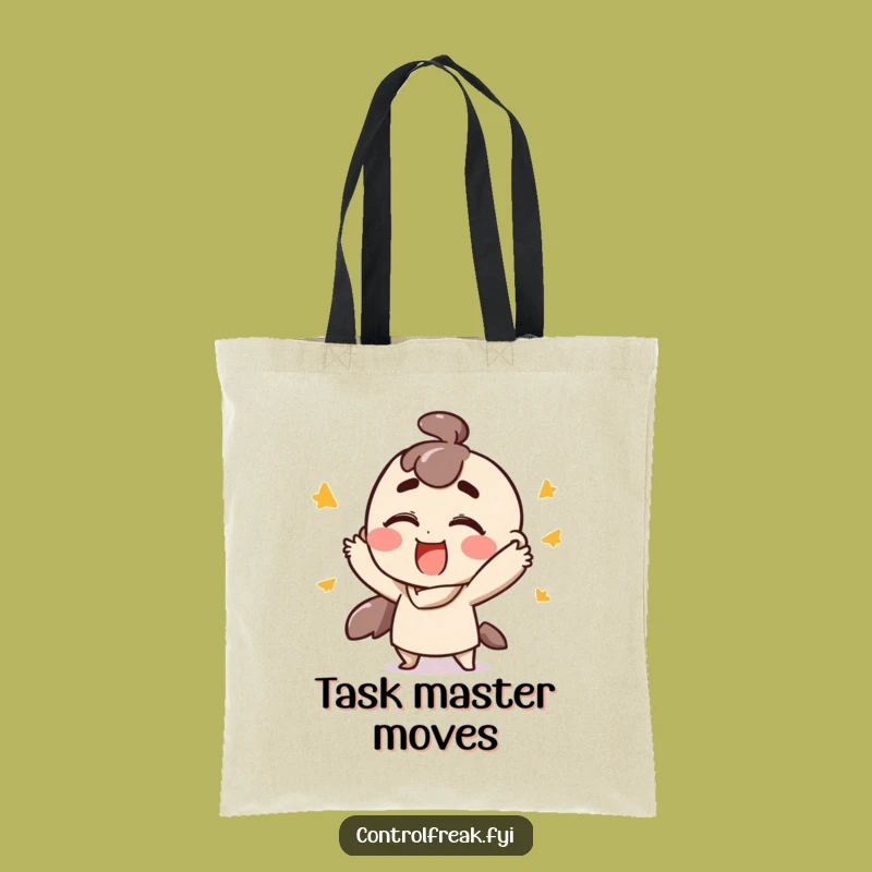 Funny Tote Bag: Satisfied Gesturer, Daily Win Carry-All Gift
